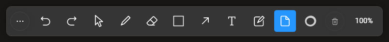 Whiteboarding toolbar in LegendKeeper
